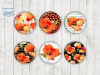 Motiv-Cabochons 1854 25mm (6 Stk)